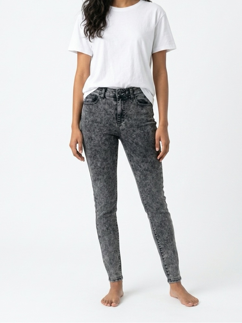 LulaRoe‎ stretch skinny jeans. Stretch waist band. Size 28”